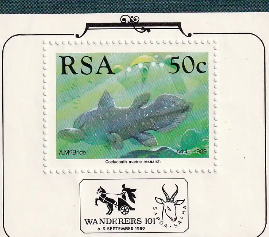 South Africa 1989 Coelacanth Discovery/WANDERERS (ss)-MNH(**)