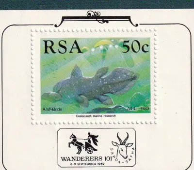 South Africa 1989 Coelacanth Discovery/WANDERERS (ss)-MNH(**)