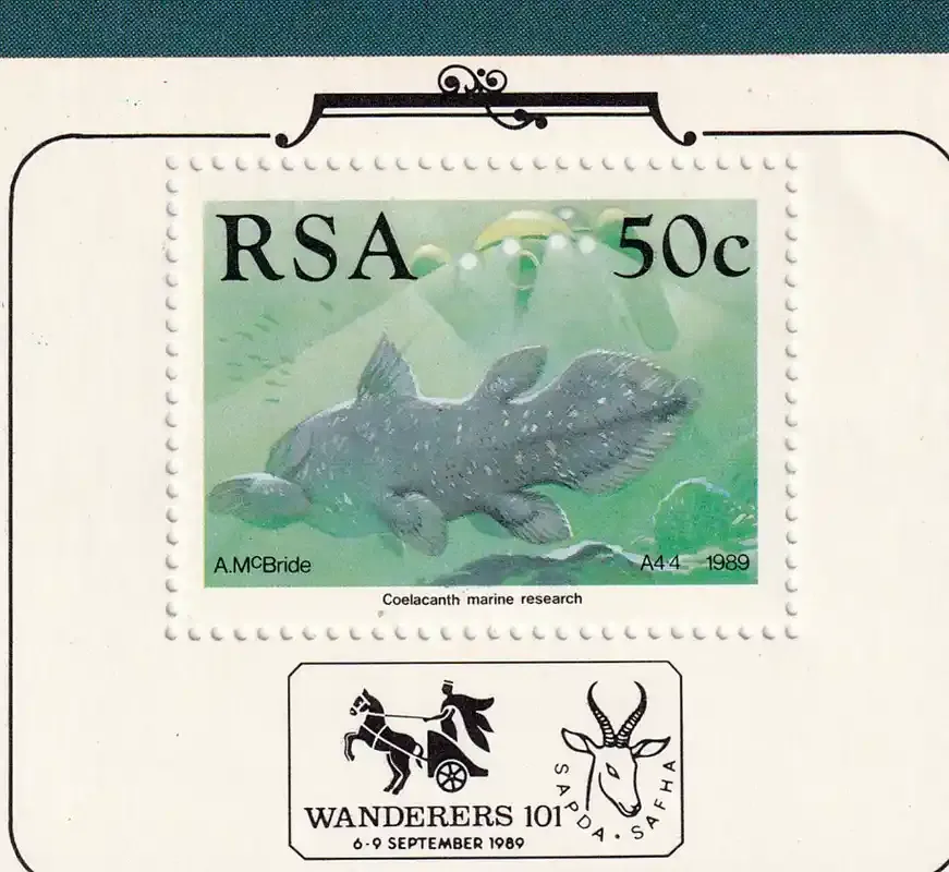 South Africa 1989 Coelacanth Discovery/WANDERERS (ss)-MNH(**)