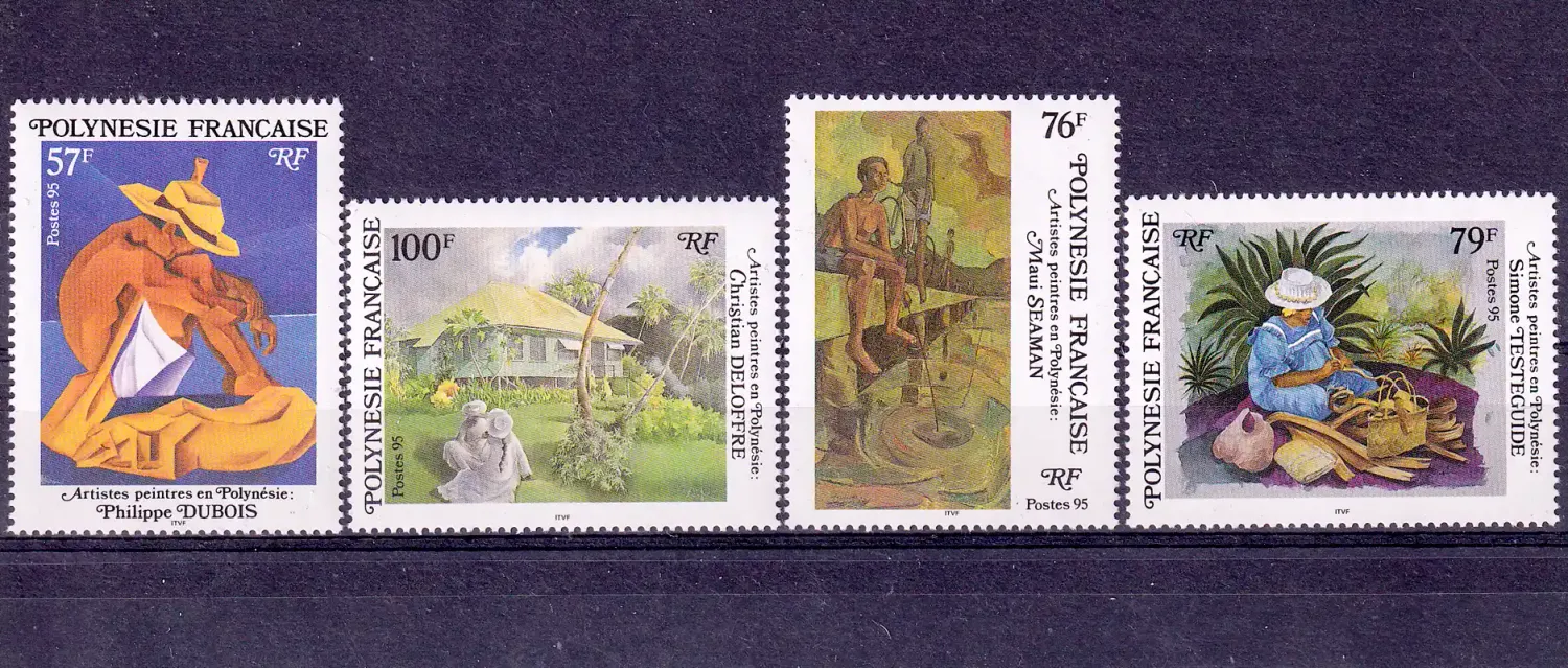 France (French Polynesia) 1995 Artists in Polynesia - MNH(**) France (French Polynesia) 1995 Artists in Polynesia - MNH(**)