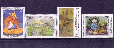 France (French Polynesia) 1995 Artists in Polynesia - MNH(**) France (French Polynesia) 1995 Artists in Polynesia - MNH(**)