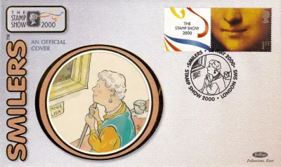Great Britain 2000 The London Stamp Show "Smilers" FDC Great Britain 2000 The London Stamp Show "Smilers" FDC