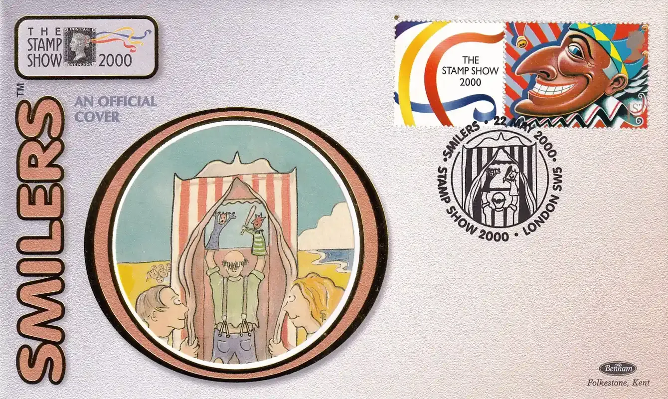 Great Britain 2000 The London Stamp Show "Smilers" FDC Great Britain 2000 The London Stamp Show "Smilers" FDC
