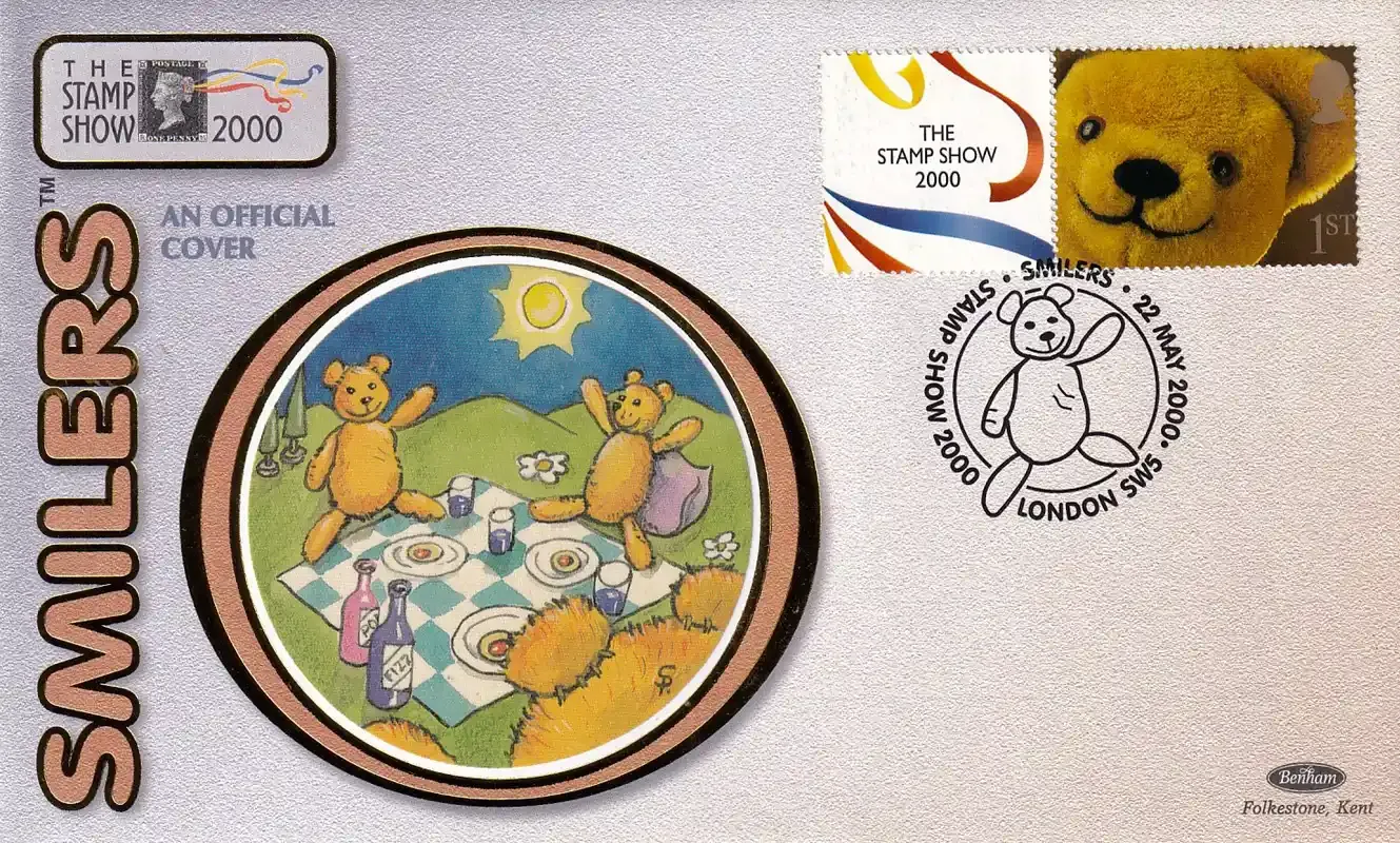 Great Britain 2000 The London Stamp Show "Smilers" FDC Great Britain 2000 The London Stamp Show "Smilers" FDC