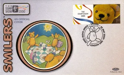 Great Britain 2000 The London Stamp Show "Smilers" FDC Great Britain 2000 The London Stamp Show "Smilers" FDC