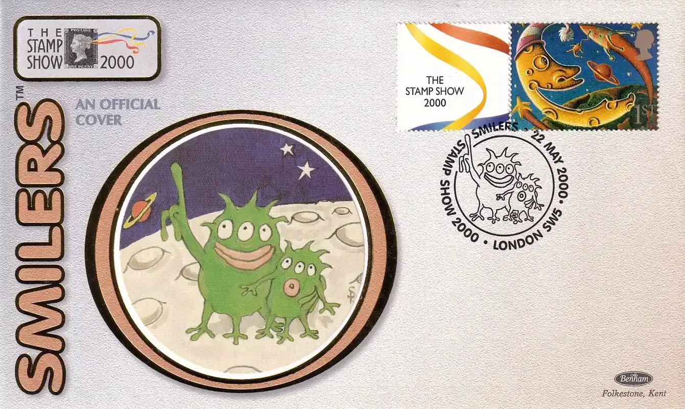 Great Britain 2000 The London Stamp Show "Smilers" FDC Great Britain 2000 The London Stamp Show "Smilers" FDC