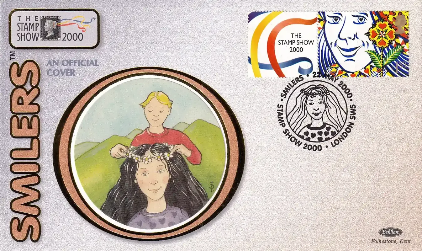 Great Britain 2000 The London Stamp Show "Smilers" FDC Great Britain 2000 The London Stamp Show "Smilers" FDC