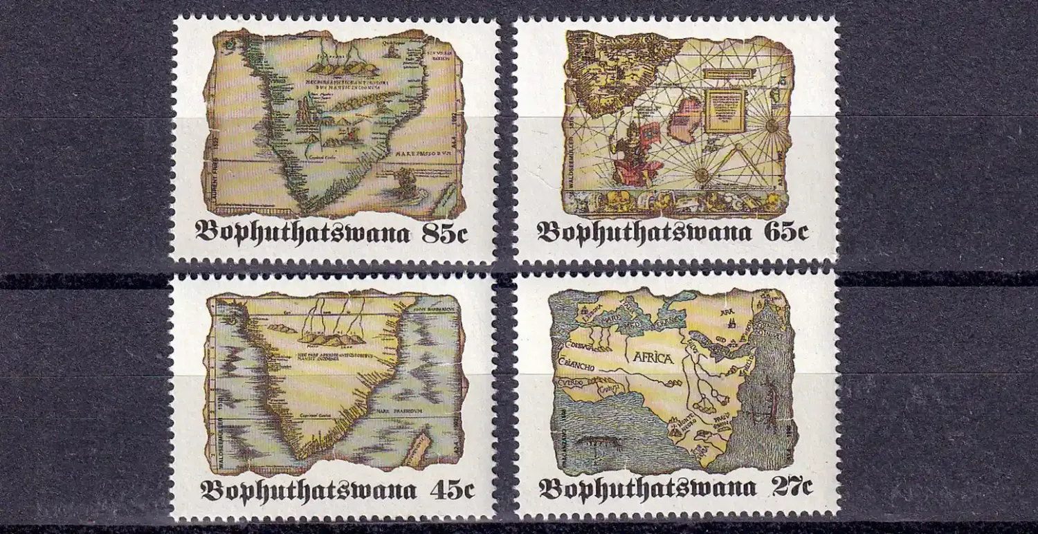 Bophuthatswana 1992 Old Maps. MNH(**) Bophuthatswana 1992 Old Maps. MNH(**)