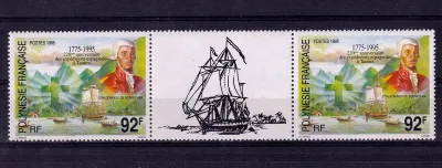 France (French Polynesia) 1995 Anniv of the Spanish Expeditions to Tautira-MNH(**) France (French Polynesia) 1995 Anniv of the Spanish Expeditions to Tautira-MNH(**)