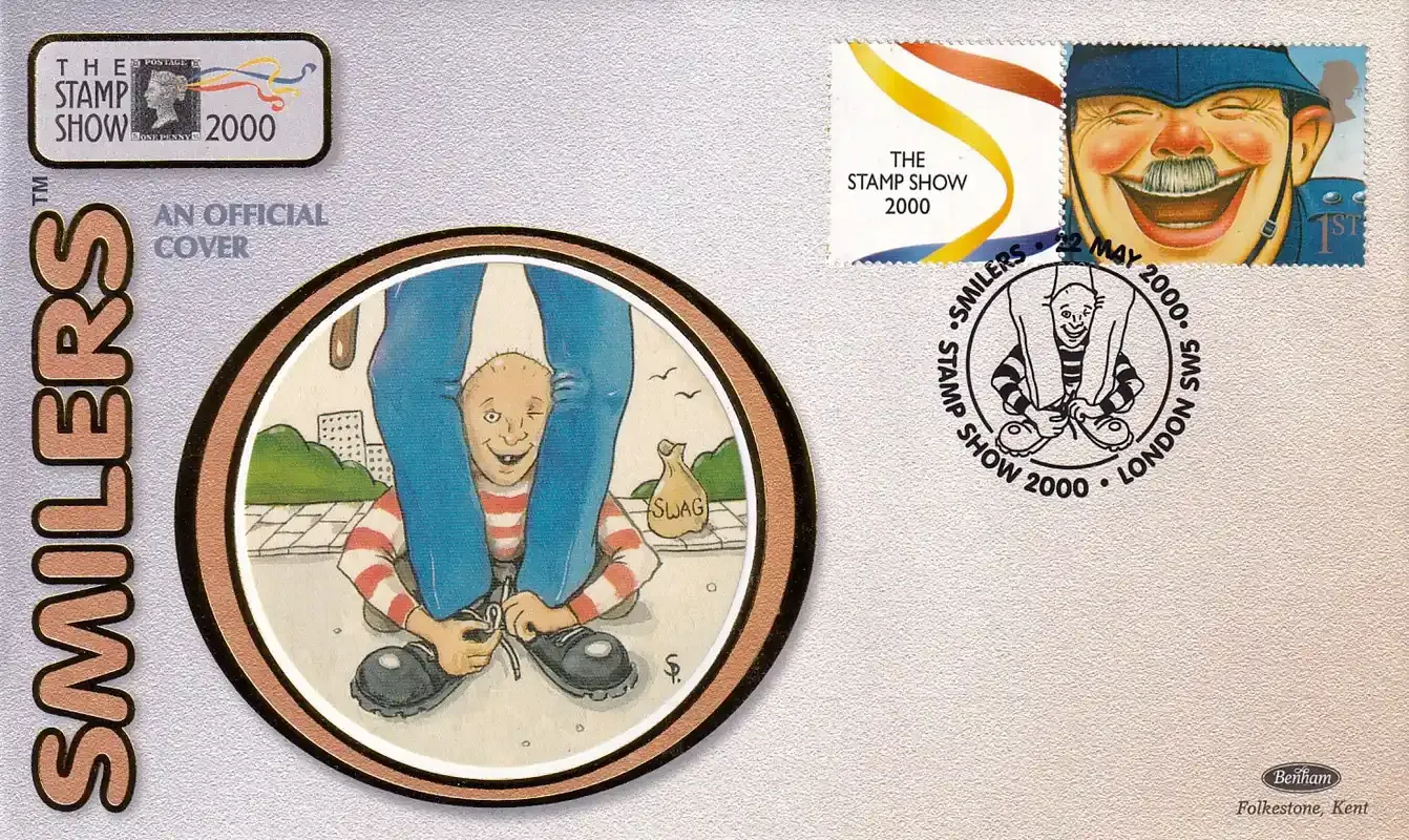 Great Britain 2000 The London Stamp Show "Smilers" FDC Great Britain 2000 The London Stamp Show "Smilers" FDC