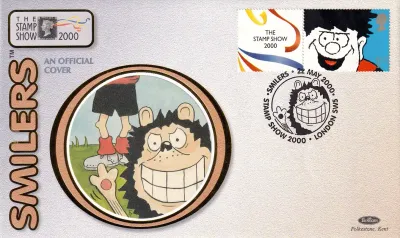 Great Britain 2000 The London Stamp Show "Smilers" FDC Great Britain 2000 The London Stamp Show "Smilers" FDC