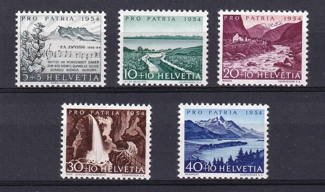 Switzerland 1954 Pro Patria - Anniv of the Death of P.A Zwyssig. MNH(**) Switzerland 1954 Pro Patria - Anniv of the Death of P.A Zwyssig. MNH(**)