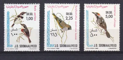 Somalia 1980 Birds. MNH Somalia 1980 Birds. MNH