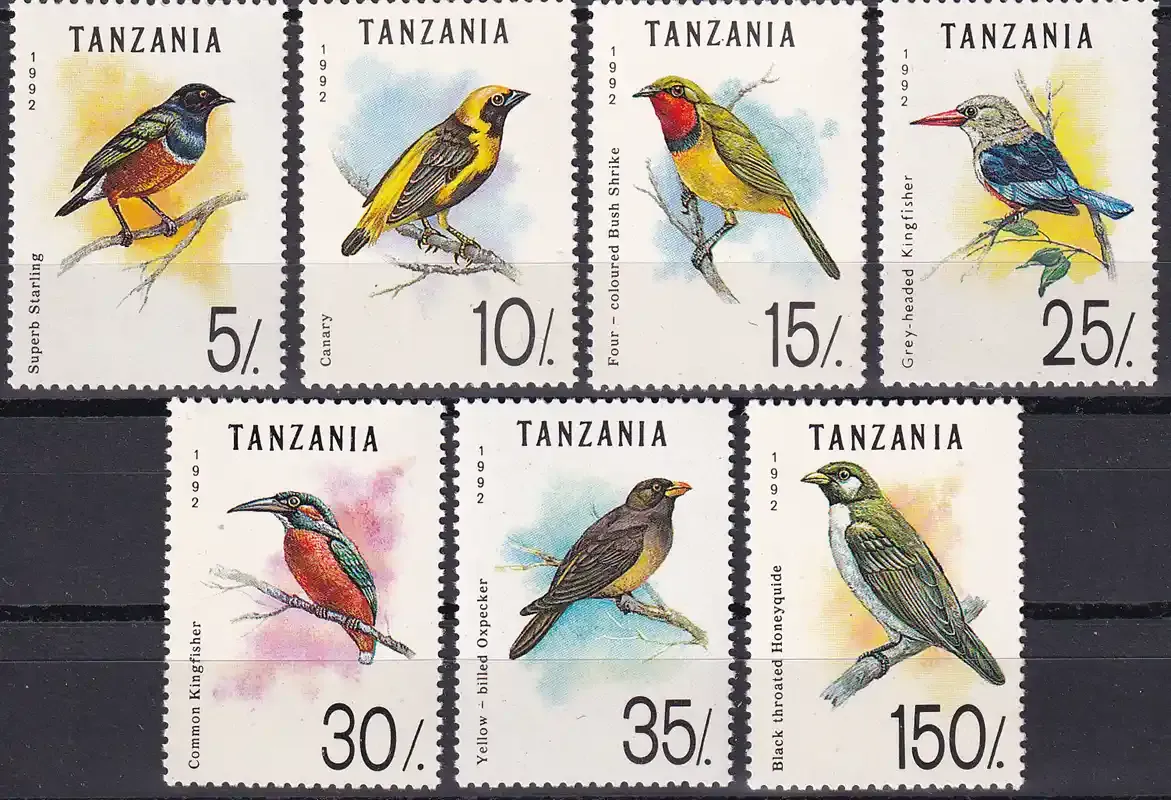 Tanzania 1992 - Bird set. MNH Tanzania 1992 - Bird set. MNH
