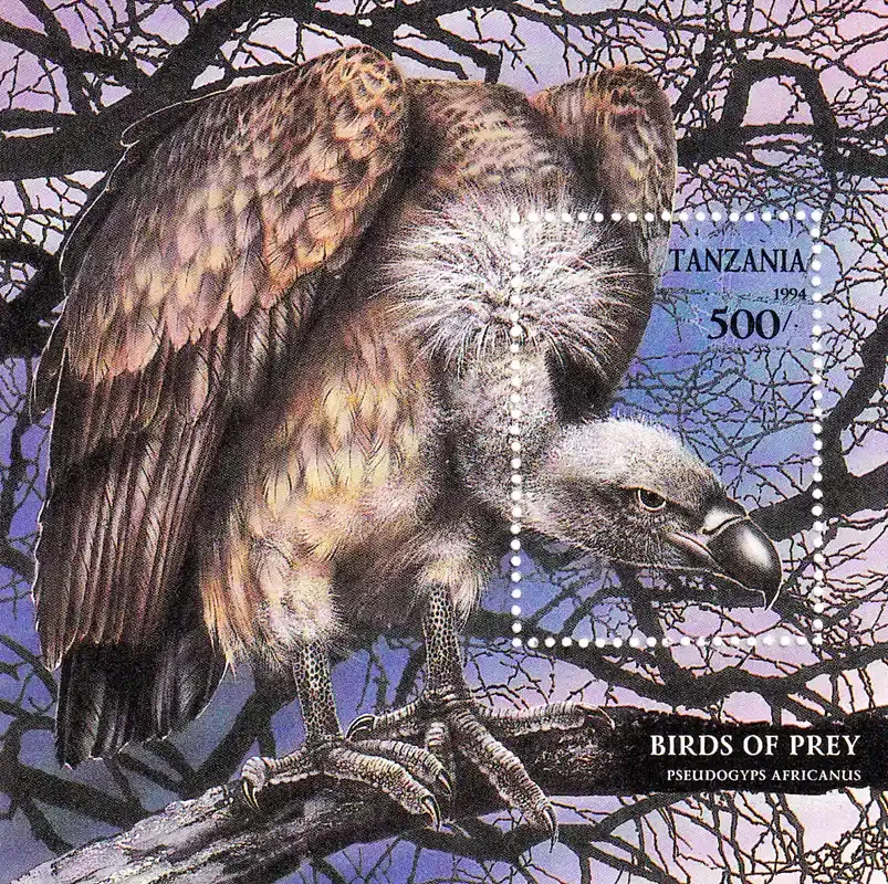 Tanzania 1994 Birds of Prey (ss) - Birds. MNH Tanzania 1994 Birds of Prey (ss) - Birds. MNH