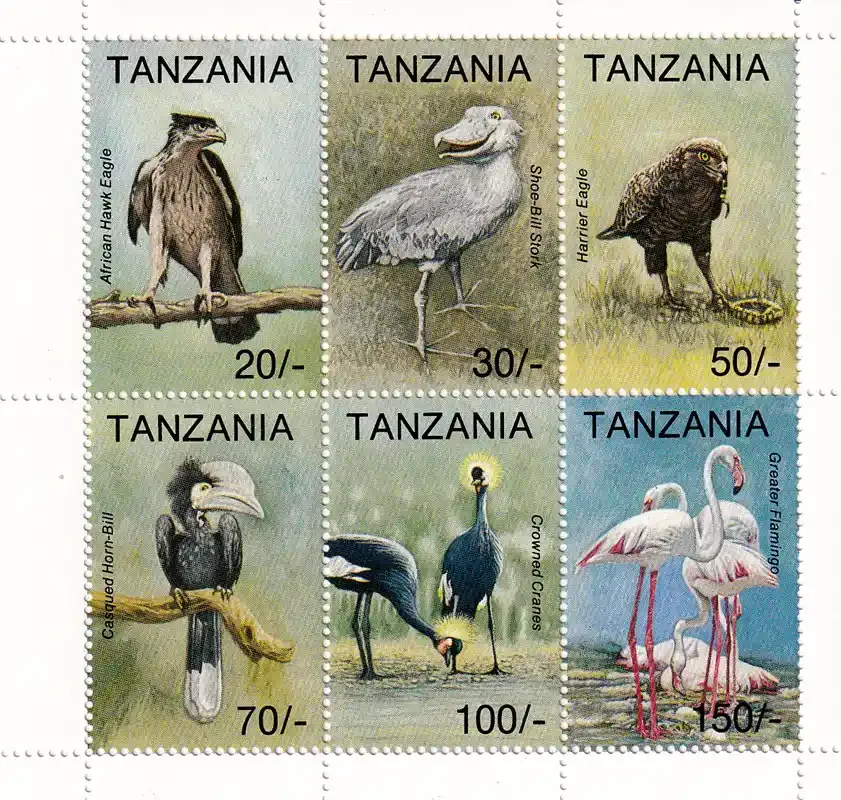 Tanzania 1994 Birds - Birds. MNH Tanzania 1994 Birds - Birds. MNH