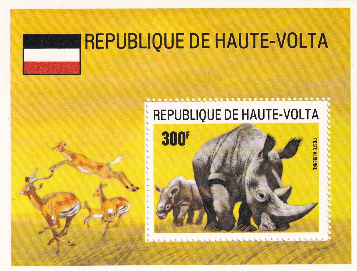 Upper Volta 1973 Airmail - African Wildlife. MNH Upper Volta 1973 Airmail - African Wildlife. MNH