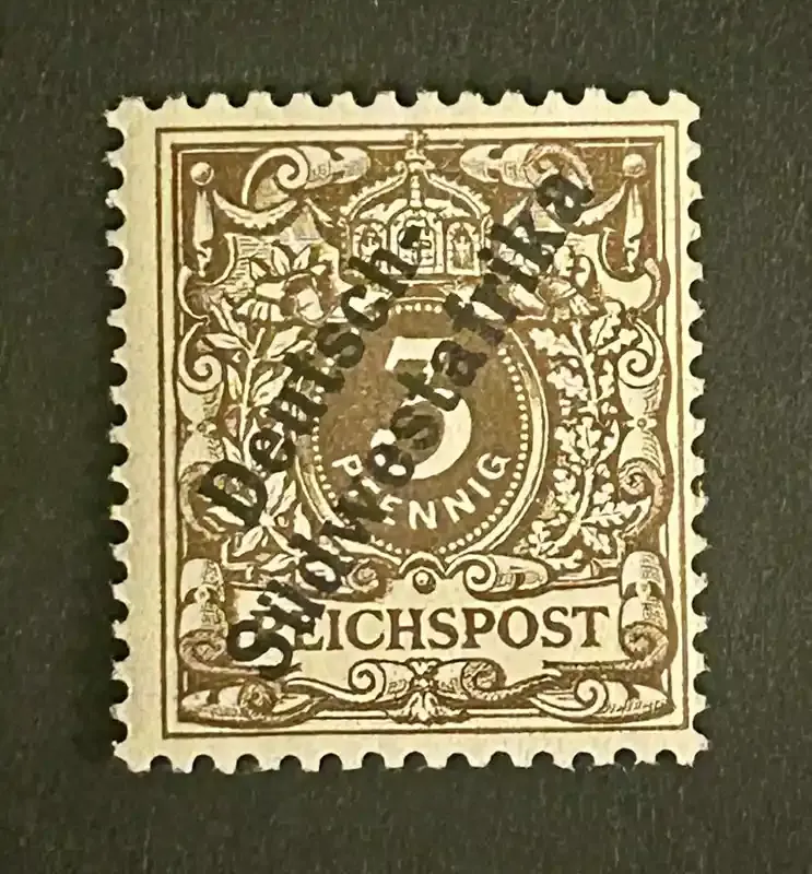 German South West Africa 1898. As the previous edition, but "Südwestafrika" in one Word. MNH(**) German South West Africa 1898. As the previous edition, but "Südwestafrika" in one Word. MNH(**)