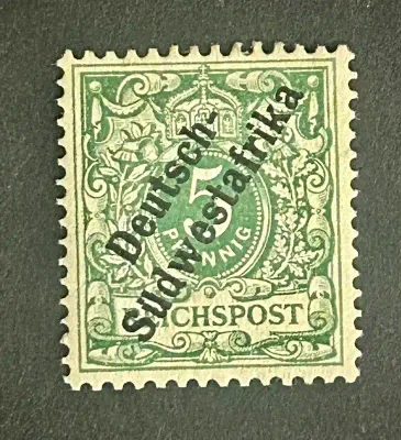 German South West Africa, 1898. As the previous edition, but "Südwestafrika" in one Word. MLH(*) German South West Africa, 1898. As the previous edition, but "Südwestafrika" in one Word. MLH(*)