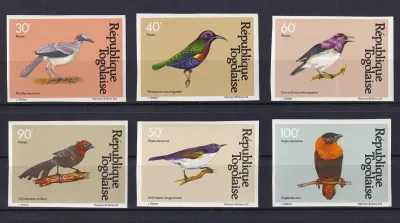 Togo 1981 Birds and Airs. Imperf Set MNH(**) Togo 1981 Birds and Airs. Imperf Set MNH(**)