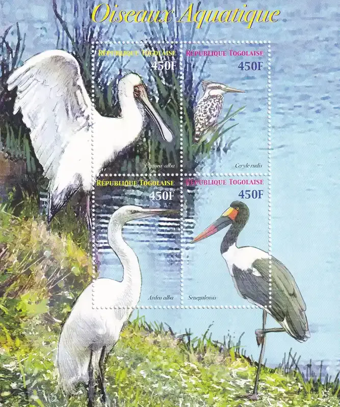Togo 2006 Aquatic Birds (ss/4v). MNH(**) Togo 2006 Aquatic Birds (ss/4v). MNH(**)