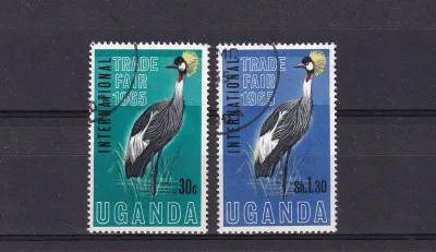 Uganda 1965 International Trade Fair, Kampala. Birds - CTO Uganda 1965 International Trade Fair, Kampala. Birds - CTO