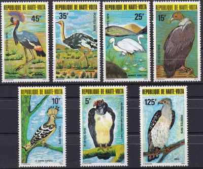 Upper Volta 1979 Nature Protection - Birds. MNH(**) Upper Volta 1979 Nature Protection - Birds. MNH(**)