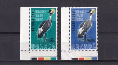 Uganda 1965 International Trade Fair, Kampala. Birds MNH(**) Uganda 1965 International Trade Fair, Kampala. Birds MNH(**)