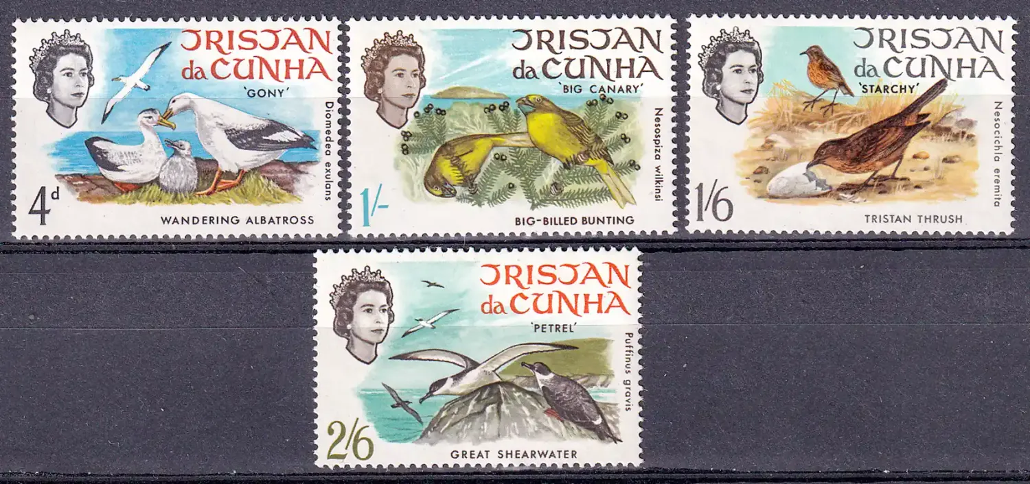 Tristan da Cunha 1968 Birds. MNH Tristan da Cunha 1968 Birds. MNH