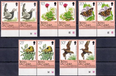 Tristan da Cunha 1986 Fauna and Flora of Inaccessible Island. MNH Tristan da Cunha 1986 Fauna and Flora of Inaccessible Island. MNH