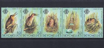 Seychelles 1982 Birds - Chinese Little Bittern, Birds (s/v5). MNH(**) Seychelles 1982 Birds - Chinese Little Bittern, Birds (s/v5). MNH(**)