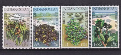 British Indian Ocean 1975 Coastal Flora"-MNH(**)