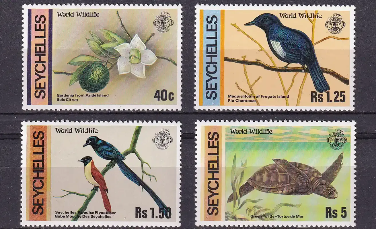 Seychelles 1978 Wildlife. MNH(**) Seychelles 1978 Wildlife. MNH(**)