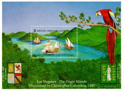 British Virgin Islands 1992 The 500th Anniversary of the Discovery of America. Columbus. (ss/v1)-MNH(**)