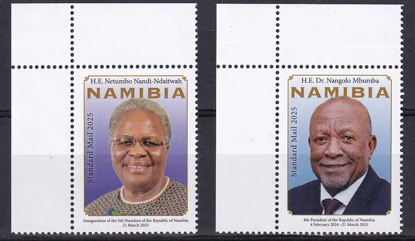 Namibia 2025 Presidential Transition. MNH(**) Namibia 2025 Presidential Transition. MNH(**)