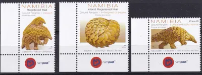 Namibia 2023 Fauna - Ground Pangolin - Smutsia temminckii. MNH(**) Namibia 2023 Fauna - Ground Pangolin - Smutsia temminckii. MNH(**)