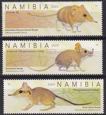 Namibia 2023 Fauna - Sengis. MNH(**) Namibia 2023 Fauna - Sengis. MNH(**)