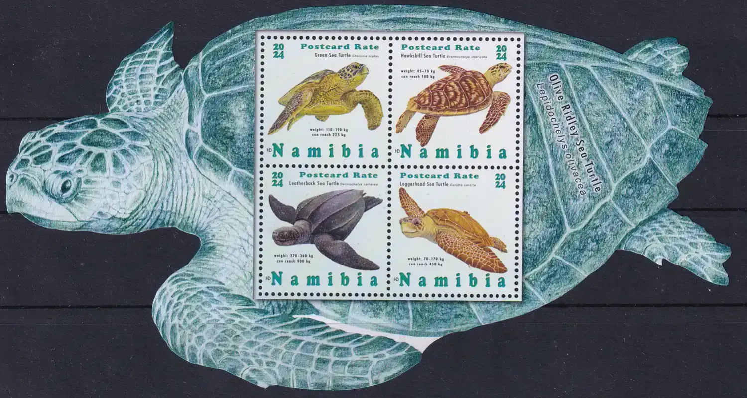 Namibia 2024 Sea Turtles of Namibia. MNH(**) Namibia 2024 Sea Turtles of Namibia. MNH(**)