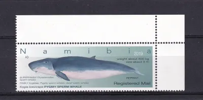 Namibia 2019 Marine Life - Whales - Overprinted "REPRINT". MNH(**) Namibia 2019 Marine Life - Whales - Overprinted "REPRINT". MNH(**)