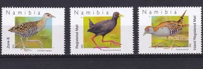 Namibia 2023 Birds: Crakes of Namibia. MNH(**) Namibia 2023 Birds: Crakes of Namibia. MNH(**)