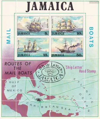 Jamaica 1974 Mail Boats. MNH(**) Jamaica 1974 Mail Boats. MNH(**)