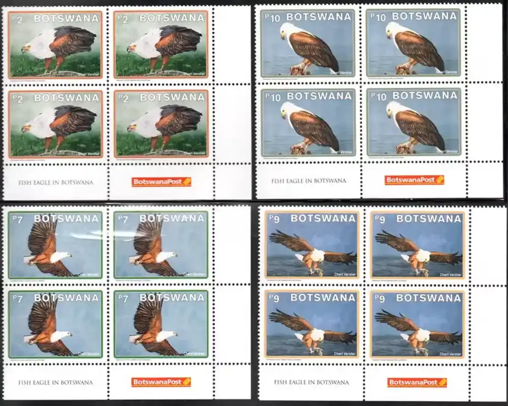 Botswana 2021 Fish Eagle C/Blocks. MNH(**) Botswana 2021 Fish Eagle C/Blocks. MNH(**)