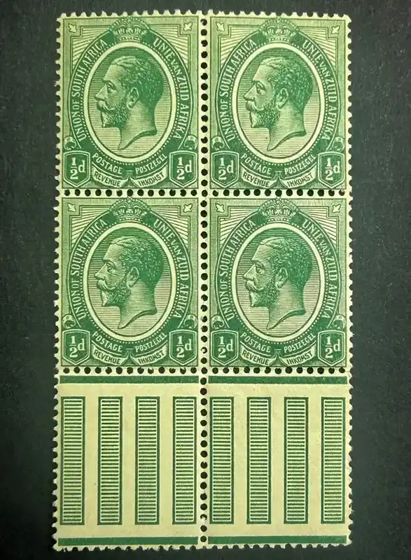 South Africa 1913 KGV Kings Head ½d Inverted Watermark . SG 3w MNH(**) South Africa 1913 KGV Kings Head ½d Inverted Watermark . SG 3w MNH(**)