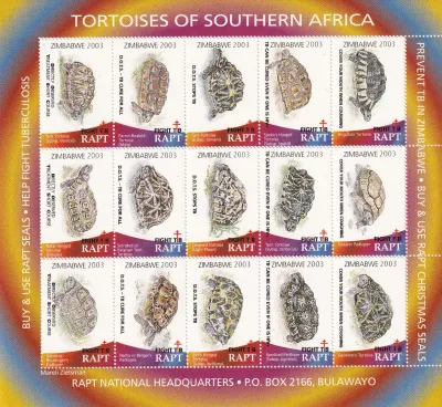 Zimbabwe 2003 RAPT "Tortoises of Southern Africa". Sheet. MNH(**) Zimbabwe 2003 RAPT "Tortoises of Southern Africa". Sheet. MNH(**)