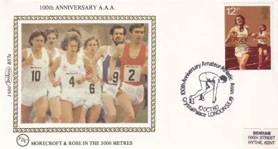 Great Britain 1980 Sport. Set of 4 Silk Covers