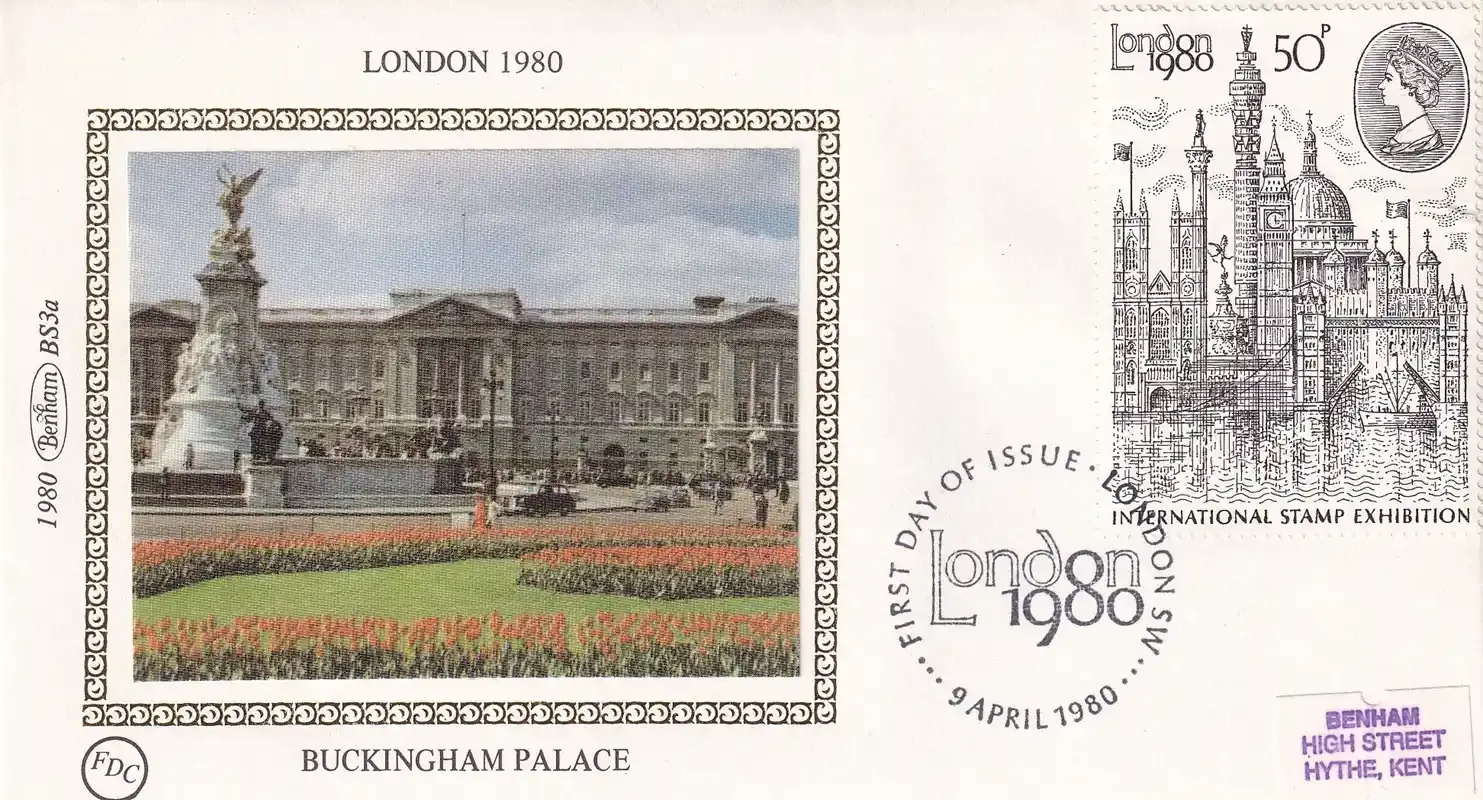 Great Britain 1980 London. Silk Cover Great Britain 1980 London. Silk Cover