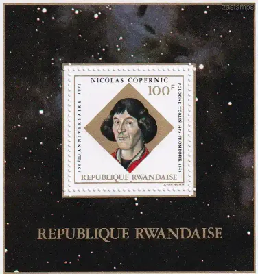 Rwanda 1973 The 500th Anniv of the Birth of Nicolaus Copernicus (Astronomer). (SS/v1). MNH(**) Rwanda 1973 The 500th Anniv of the Birth of Nicolaus Copernicus (Astronomer). (SS/v1). MNH(**)