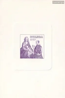 Rwanda 1981 Proof Christmas Painting, Murillo, MNH VF. Rwanda 1981 Proof Christmas Painting, Murillo, MNH VF.