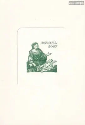Rwanda 1982 Proof Christmas Painting, Murillo, MNH VF. Rwanda 1982 Proof Christmas Painting, Murillo, MNH VF.