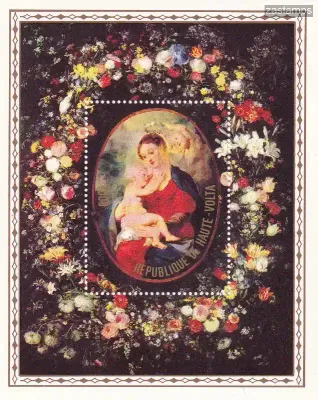 Upper Volta 1978 The 400th Anniv of the Birth of Peter Paul Rubens, (ss/v1). MNH(**)
